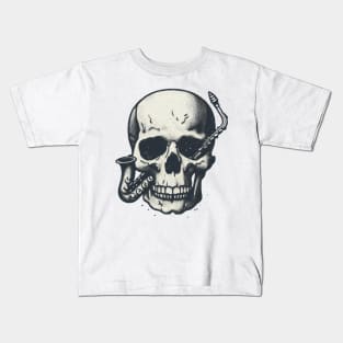 saxophone skull bohren & der club od gore Kids T-Shirt